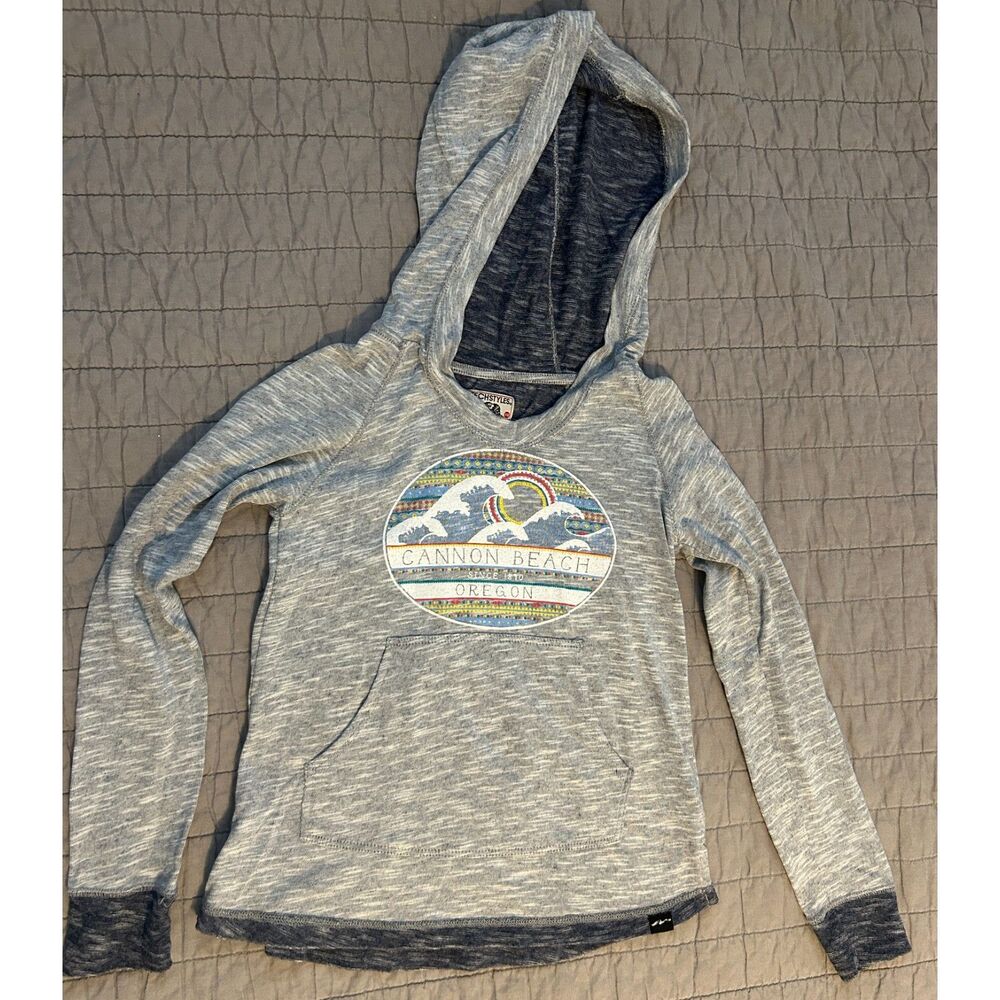 Techstyles Kid's Cannon Beach OR Lightweight Hoodie Size XS Unisex